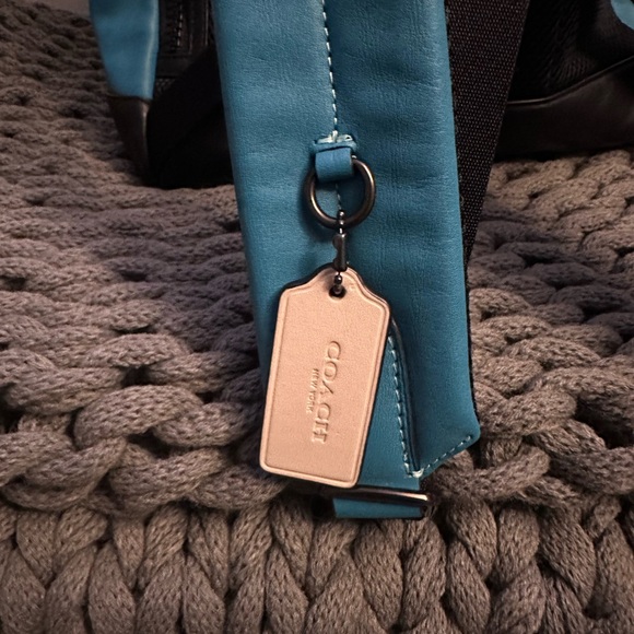 Coach Track Backpack in Colorblock Signature with Coach Stamp - Picture 3 of 5